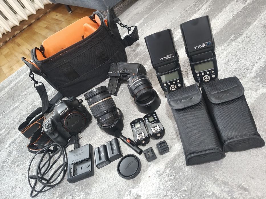 Mega zestaw sony alpha 77 ii