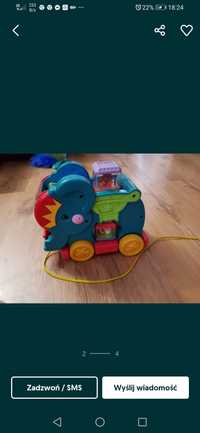 Sprzedam słonika z klockami Fisher price