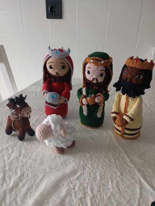 Presépio em amigurumi