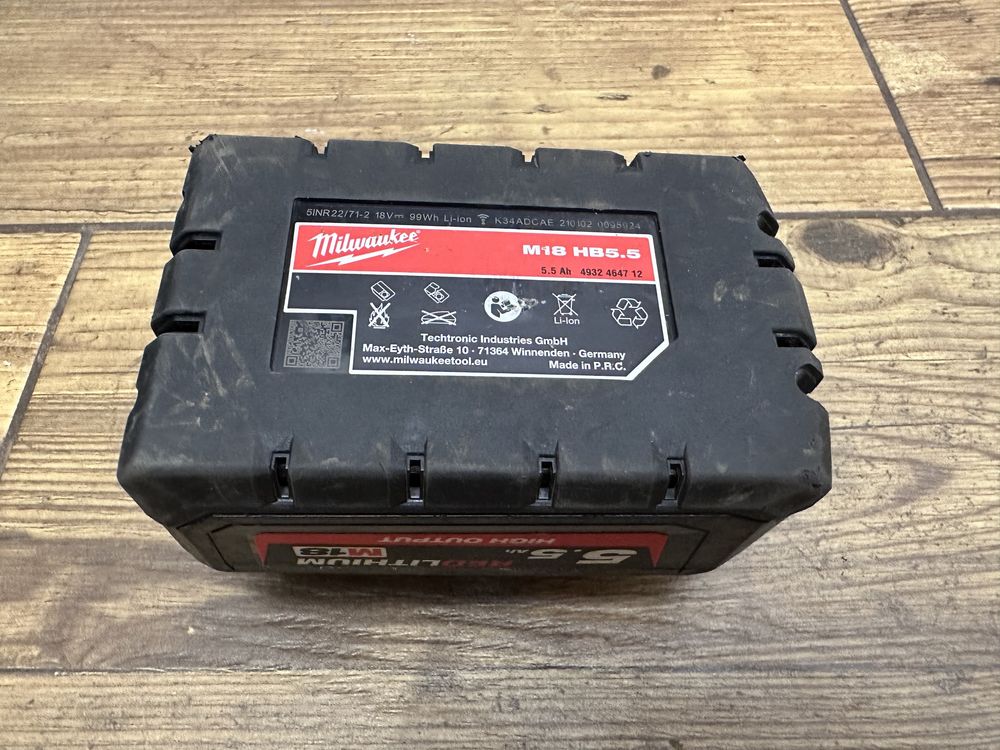 Bateria akumulator Milwaukee M18 5,5AH - 2021