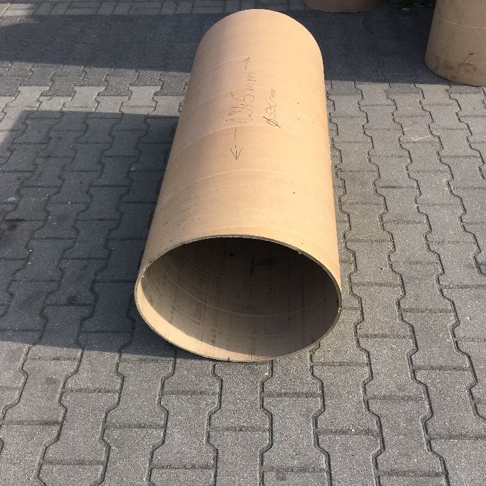 Kompostownik, rura z papieru na szalunek
