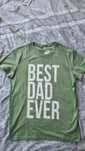 Koszulka z krótkim rękawem T-shirt L best dad ever