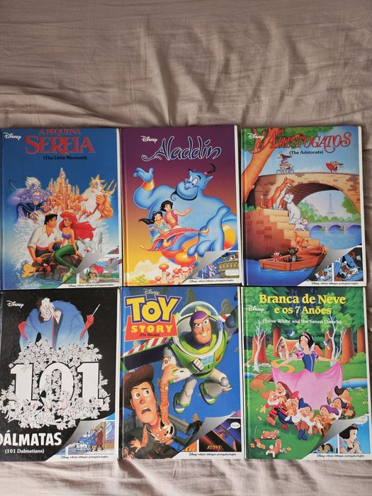 Colecção Livros Disney Clássicos Edição BIlingue