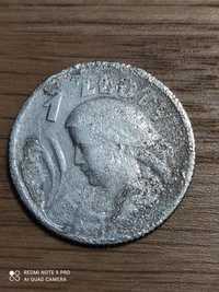 Stara moneta srebro 1 zł 1924 żniwiarka