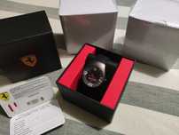Relógio Ferrari Pitstop Watch Black PVD Carbon