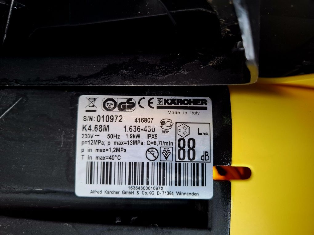 Karcher K 4.68 M 230V 1.9 kW 130 bar Radom