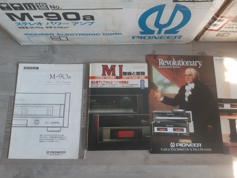 Pioneer M-90a + Pioneer C-90a pilot REVOLUTIONARY Audiophile PERFEKT!