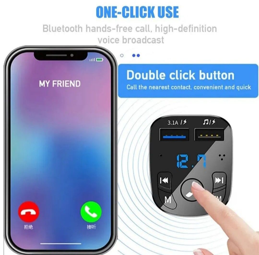 Transmiter samochody bluetooth