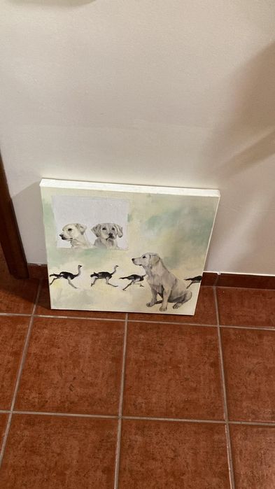 Quadro em tela - artista Teresa Aguiar