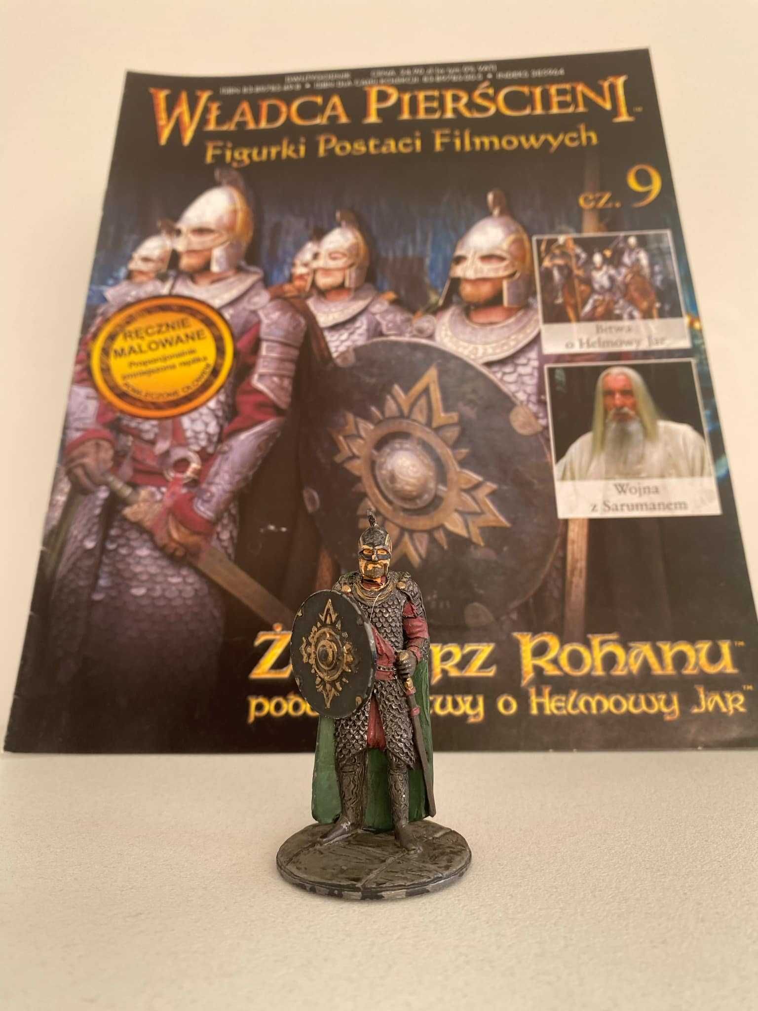 Władca pierścieni Żołnierz Rohanu Eaglemoss No9 NLP 2004 Lotr figurka