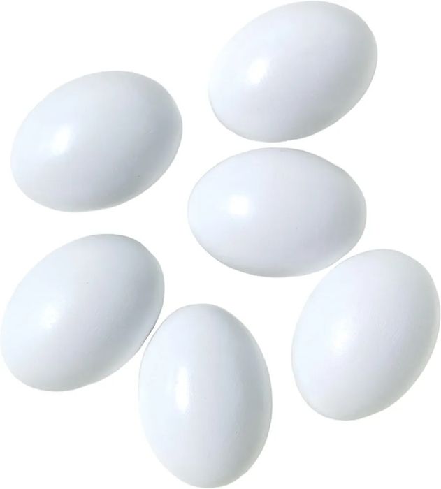 Ovos falsos de plástico