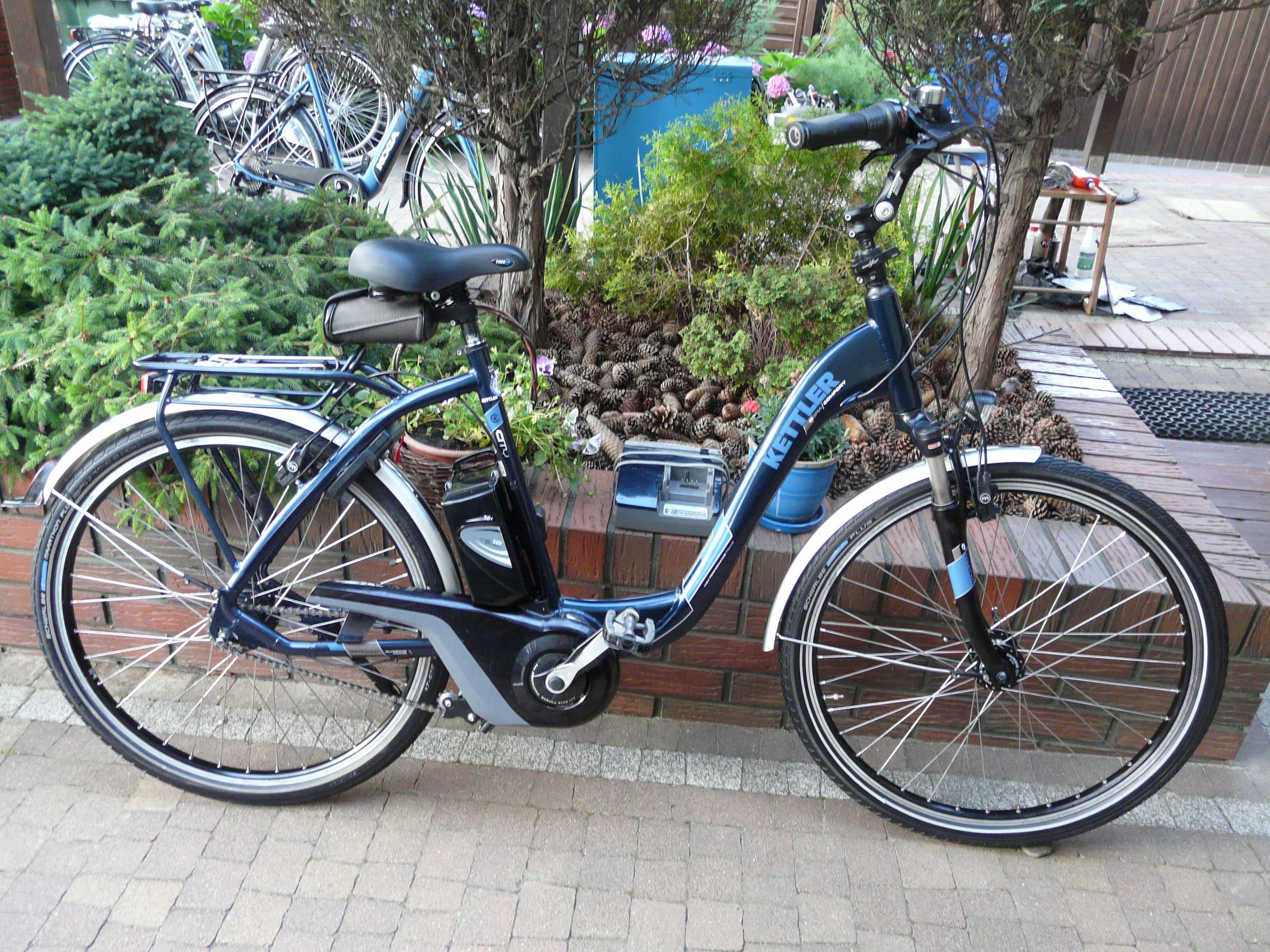 Rower elektryczny KETTLER City Comfort 28"/55 -ładny sprawny Germany
