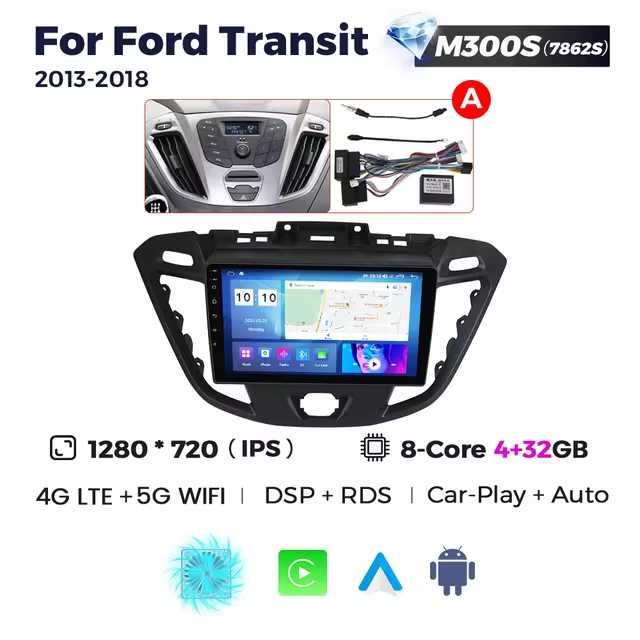 Штатная магнитола Ford Transit android GPS навигация форд транзит 2013
