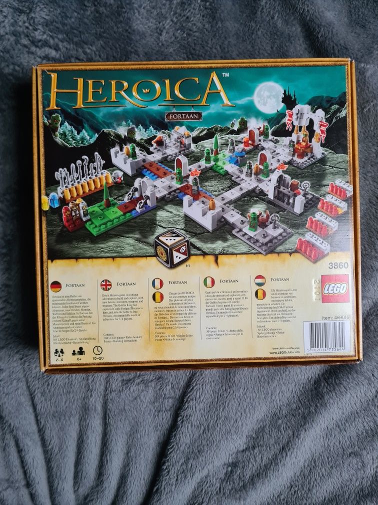 Lego Heroica Fortaan 3860 gra planszowa