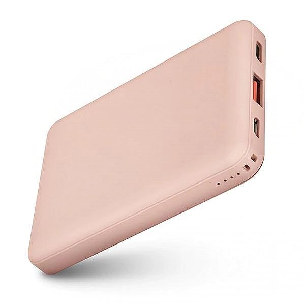 Powerbank Uniq Fuele mini 8000mAh USB-C 18W PD - różowy