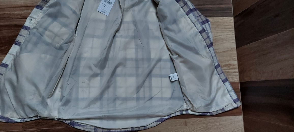 Nowa koszula wierzchnia w kratkę Sinsay r.S oversize kurtka koszulowa