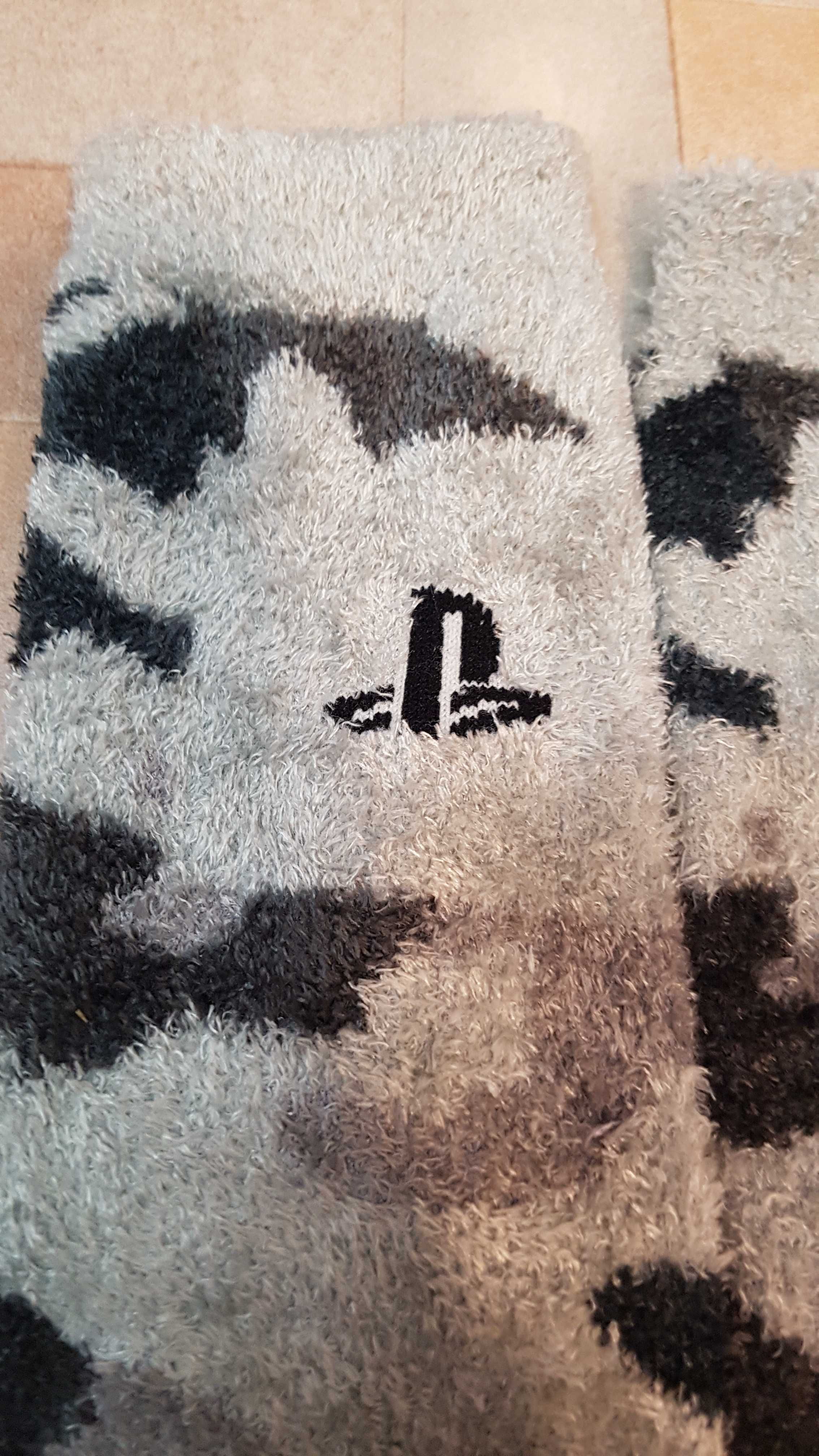 Теплые, плюшевые носочки Playstation, носки пушистые George, Primark
