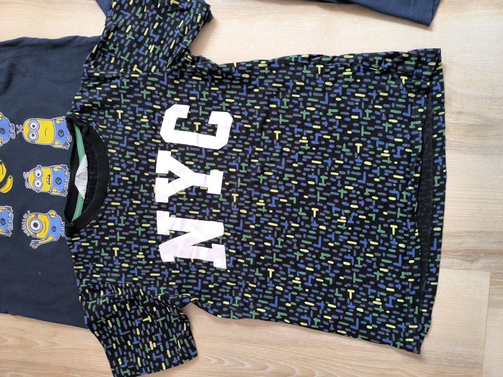 Zestaw koszulki 134/140 H&M i inne