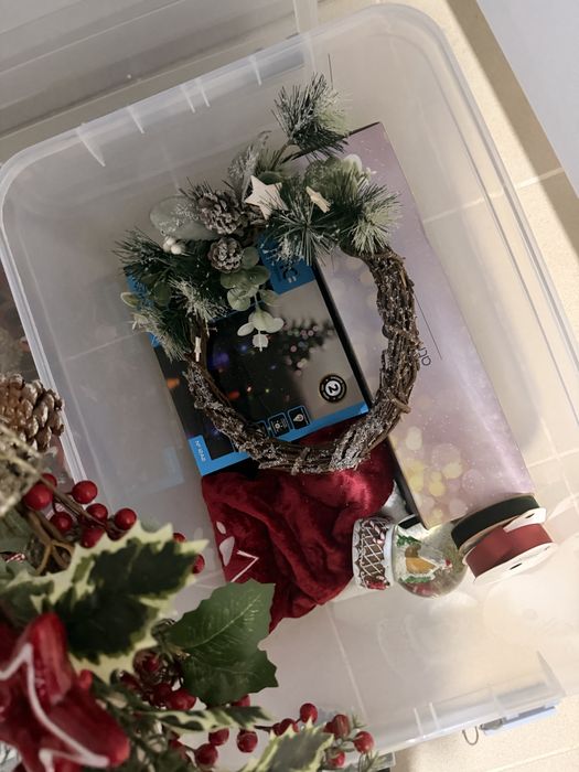 Árvore de Natal com decorações