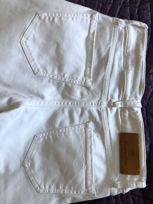 Białe spodnie Massimo Dutti, rozm.36