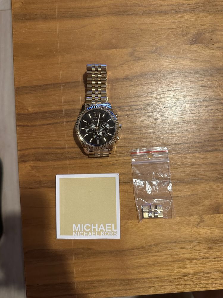 Zegarek Michael Kors pozlacany