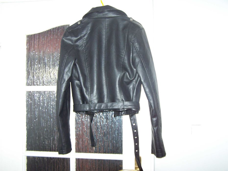 Kurtka ramoneska z paskiem rozmiar L