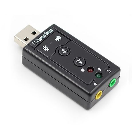 Внешняя звуковая карта USB 3D Sound card 7.1