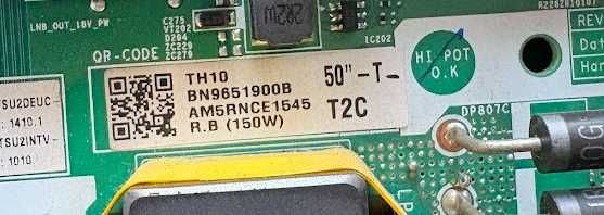 placa tv sansung 50 linha bn 9 6 9 1 8 0 0 b