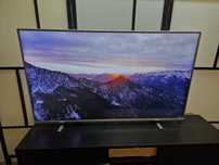 Biały Philips 55cali 4K UHD Ambilight SMART telewizor