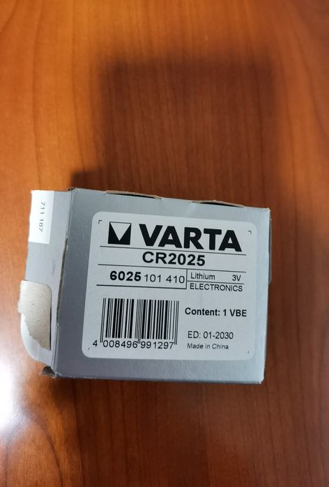 Pilhas Varta CR2025 novas embalagem selada