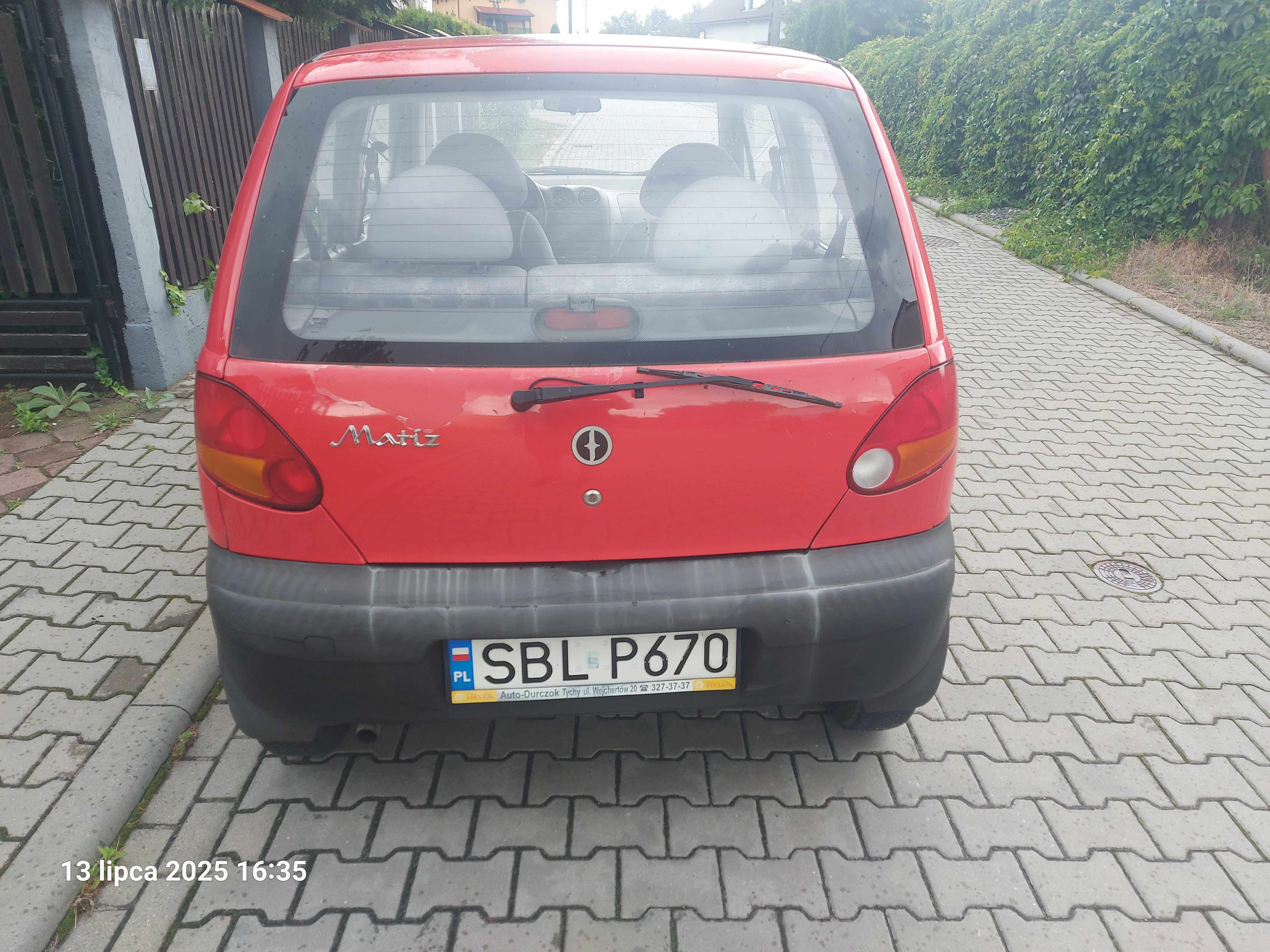 Samochód osobowy Daewoo Matiz