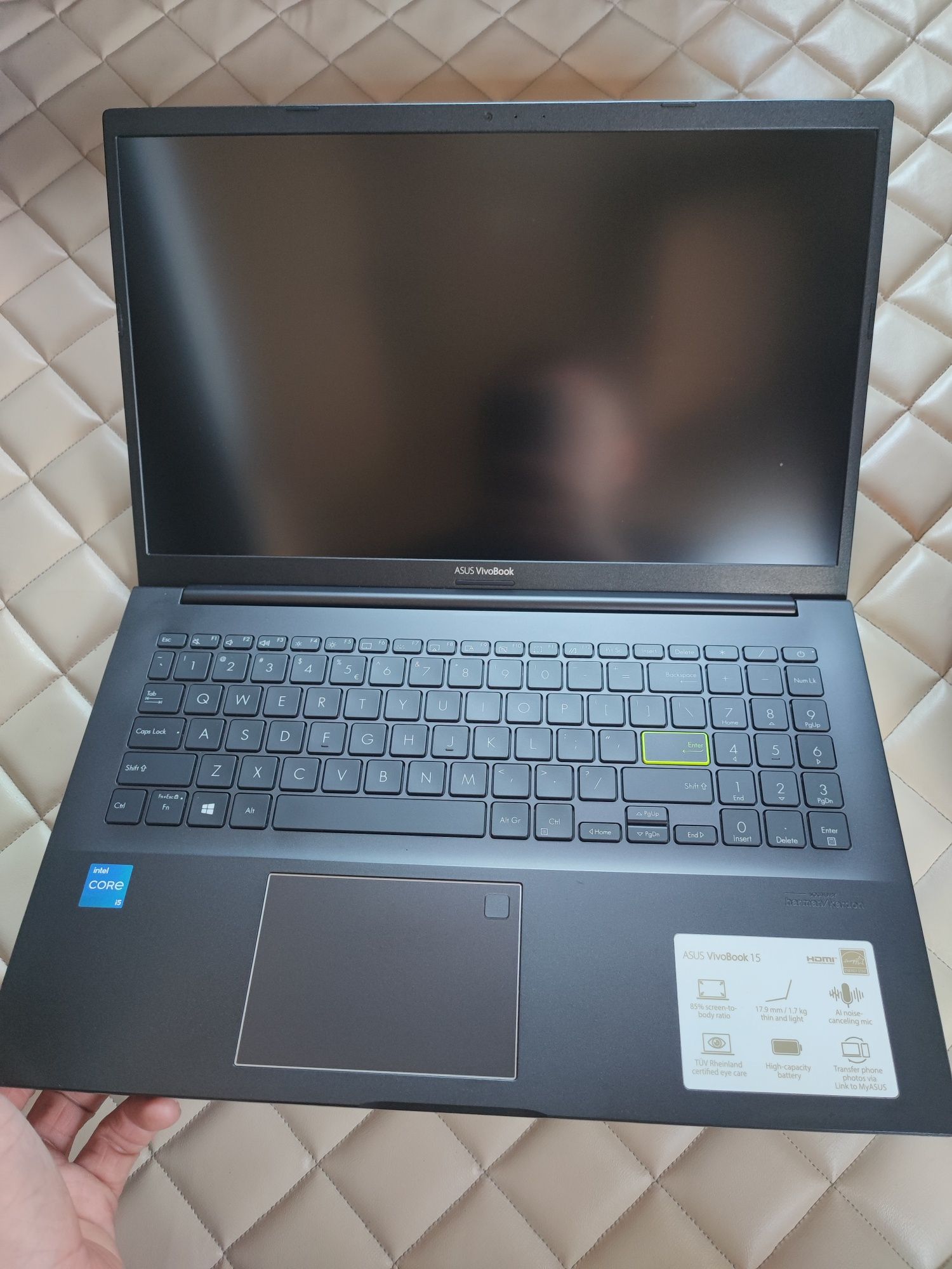 Laptop ASUS VivoBook 15.6" IPS i5-1135G7 8GB RAM 512GB SSD Windows 11