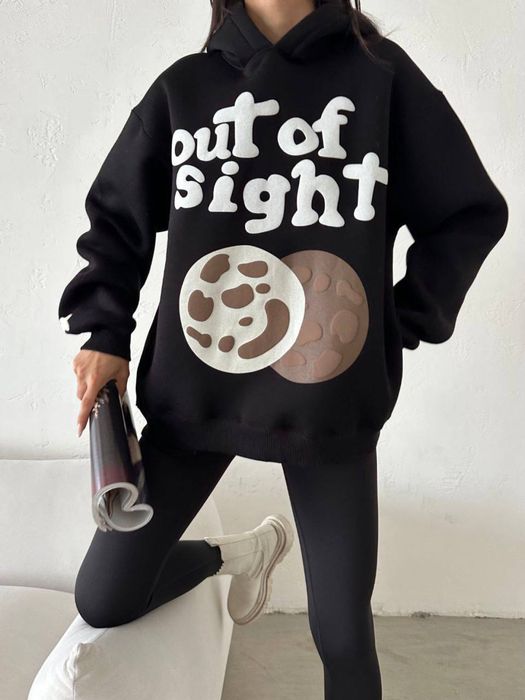 Шоколадне худі на флісі