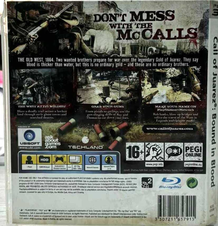 Ps3 Call of Juarez; Bound in Blood