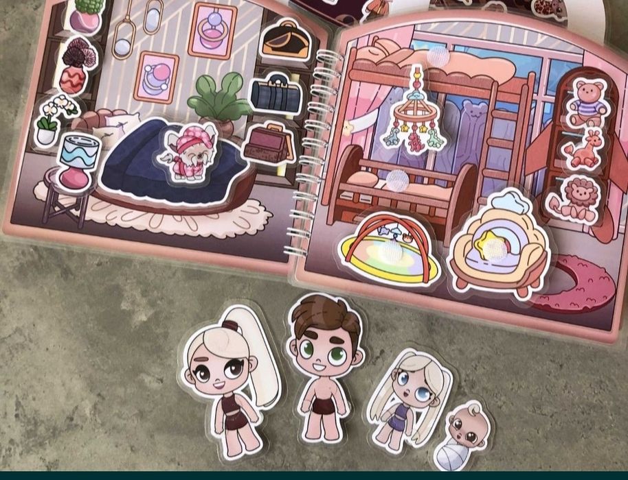 Labubu Альбом на Липучках. Токар Бока Набір 2 шт