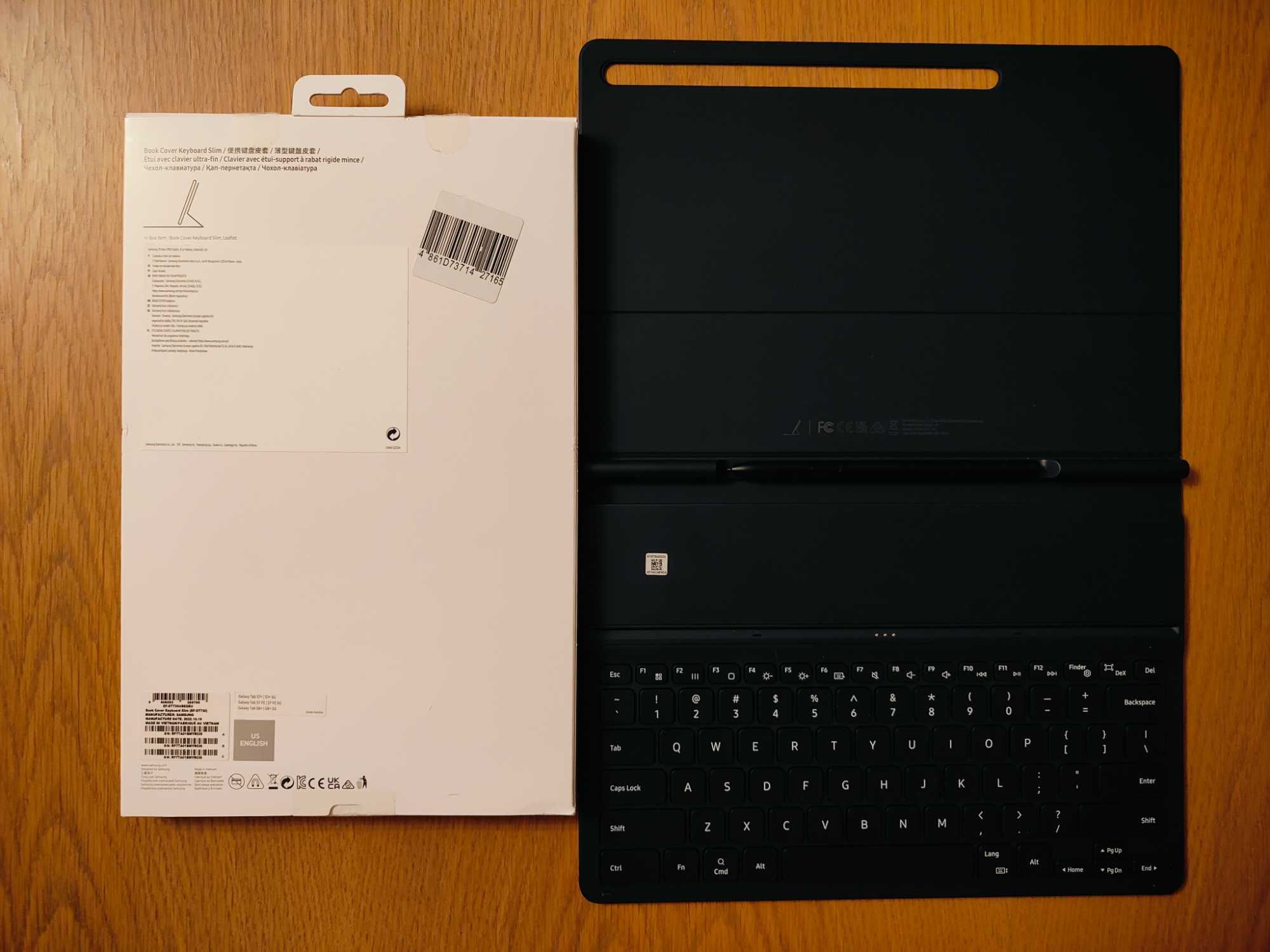 Tablet SAMSUNG GalaxyTab S8+ 128GB 5G Etui SAMSUNG Book Cover Keyboard