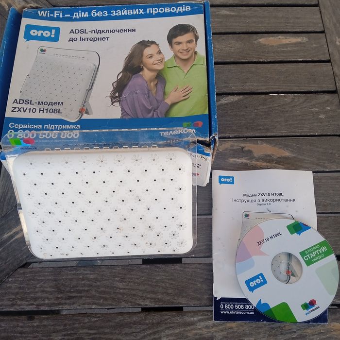 Adsl-модем zxv10h108