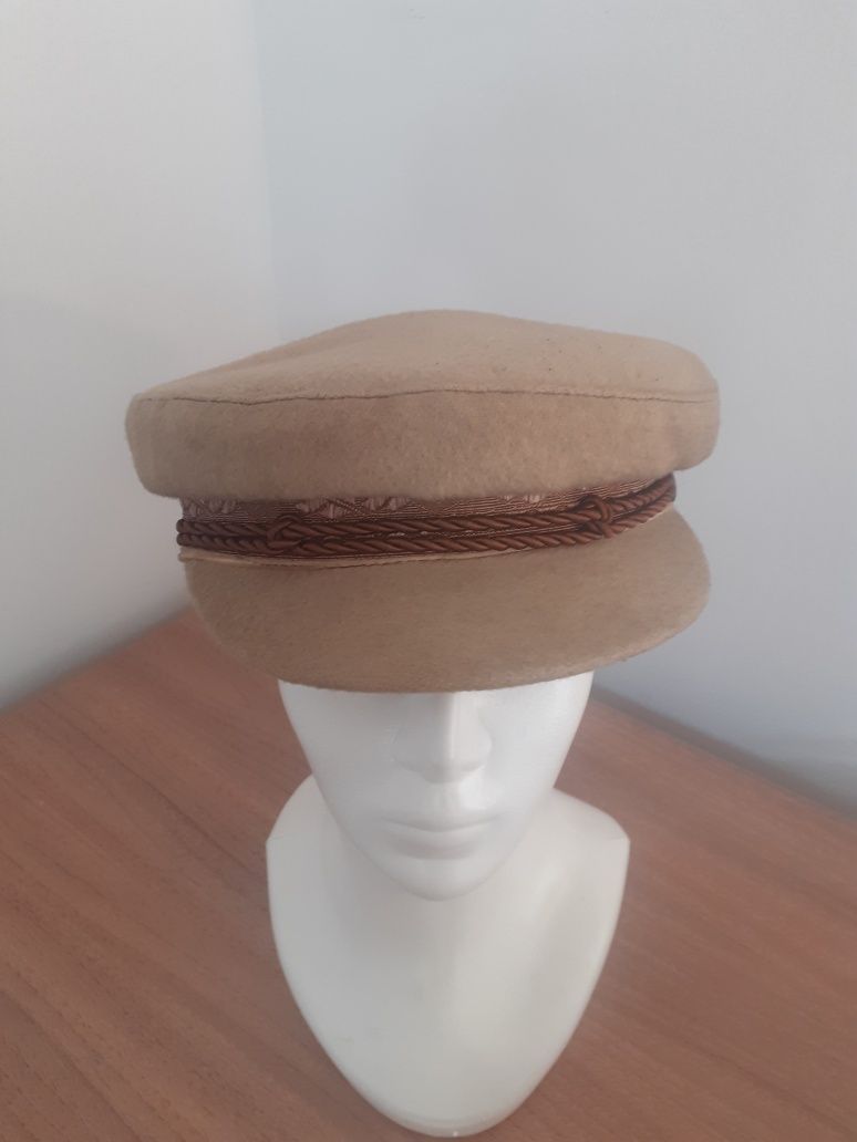 Maciejówka czapka z daszkiem vintage retro Mała rozm 53