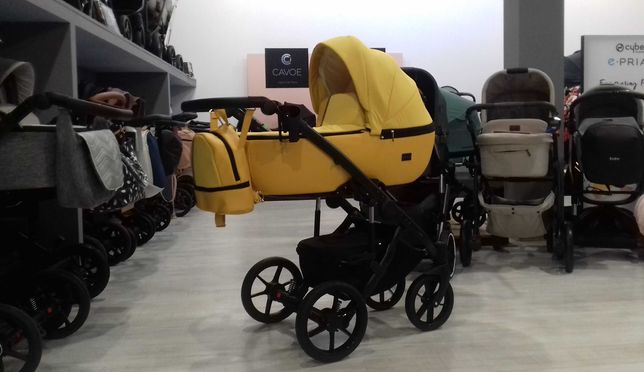 Bexa Air nowy wózek wielofunkcyjny 2w1 kolor yellow żółty