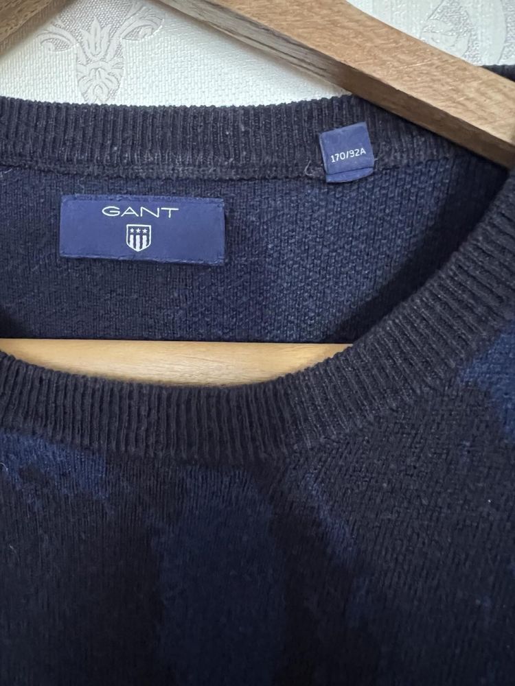 Свитер GANT, шерсть + хлопок