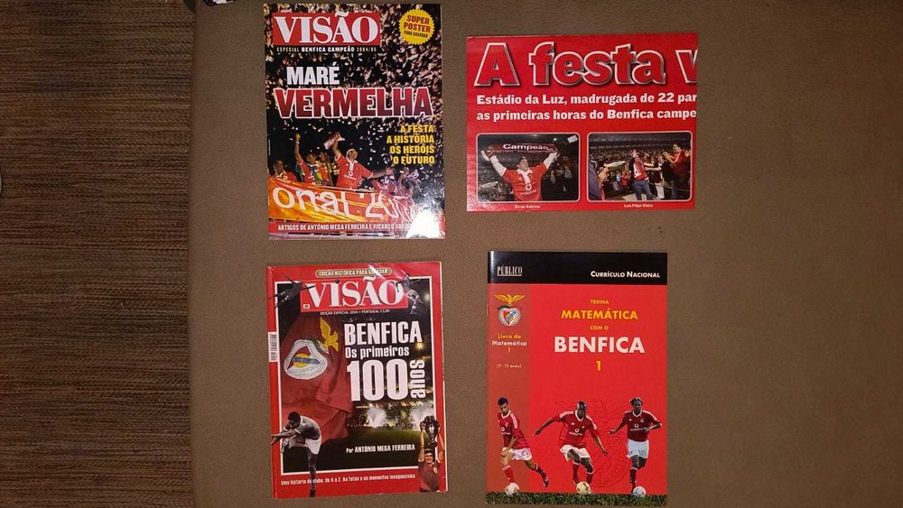Revistas variadas do Benfica
