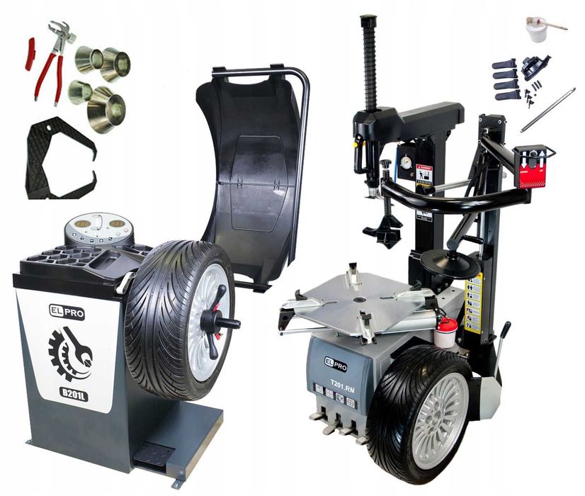 Montażownica Wyważarka do kół opon Automat RUNFLAT