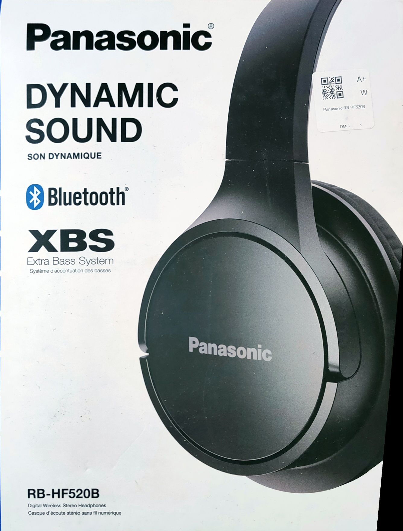 Headphones Panasonic RB-HF520B em caixa