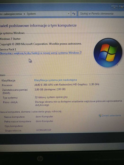 Laptop hp 635 250gb