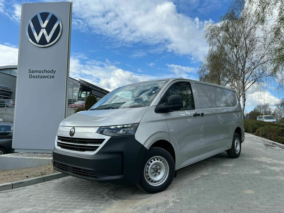 Volkswagen Transporter Furgon silnik: 2,0 l TDI 150 KM / skrzynia biegów: 8-biegowa automatyczna rozstaw osi: 3500 mm  VOLKSWAGEN Nowy Transporter Furgon T7