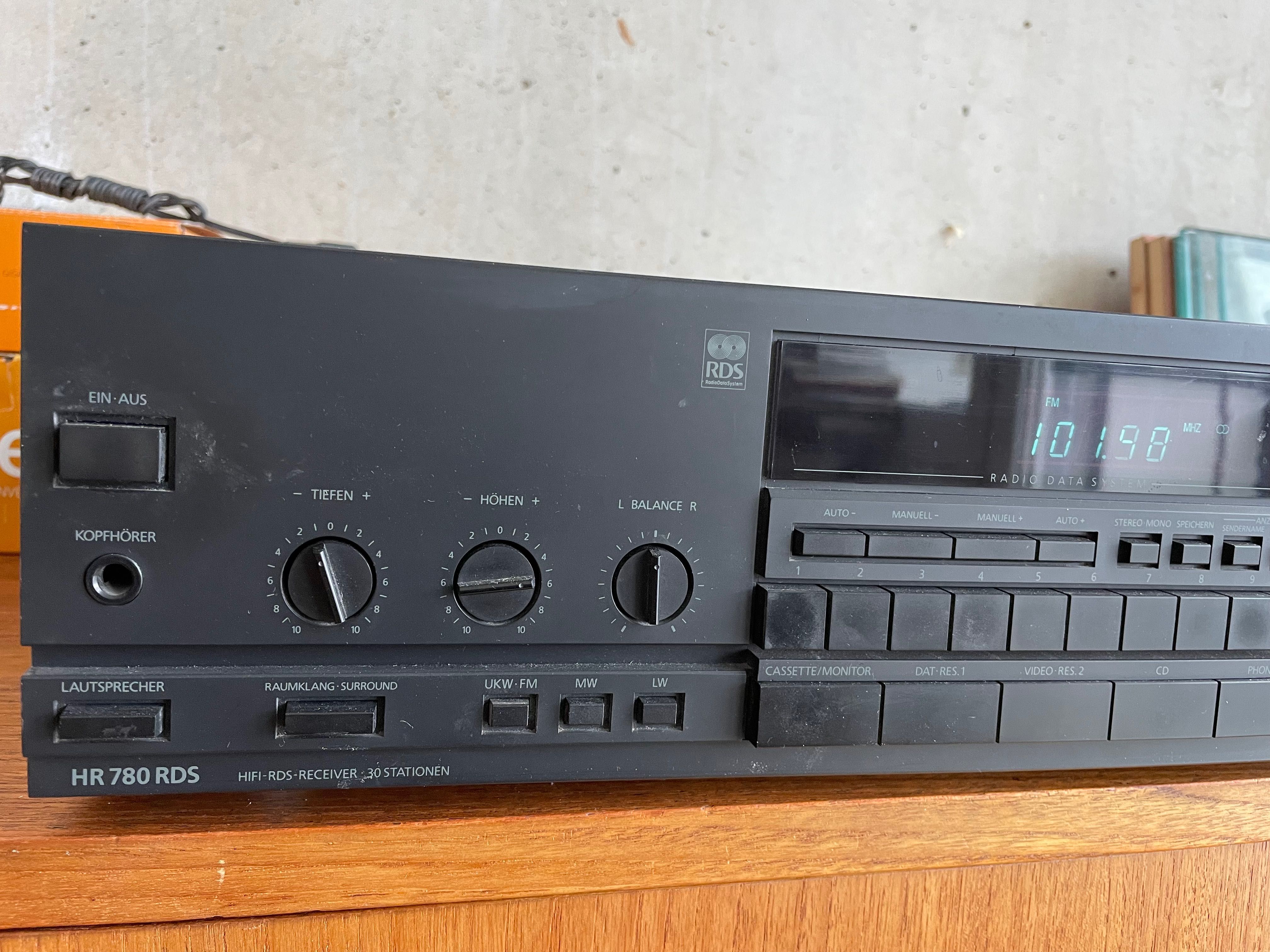 Telefunken HR 780 RDS AM LW Odbiornik stereo FM 2x70W
