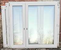 Okno okna PCV białe 153x136, 176x141, 115x148, 207x144