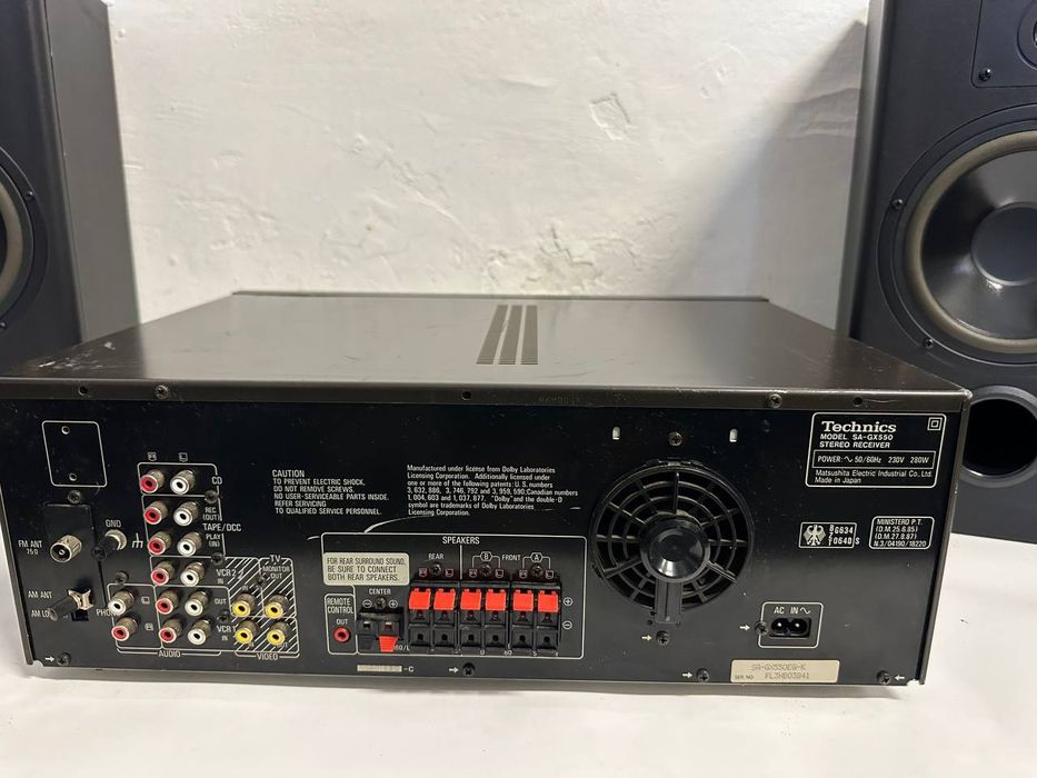 AV Amplituner Technics SA-GX 550, 5*100, Japan