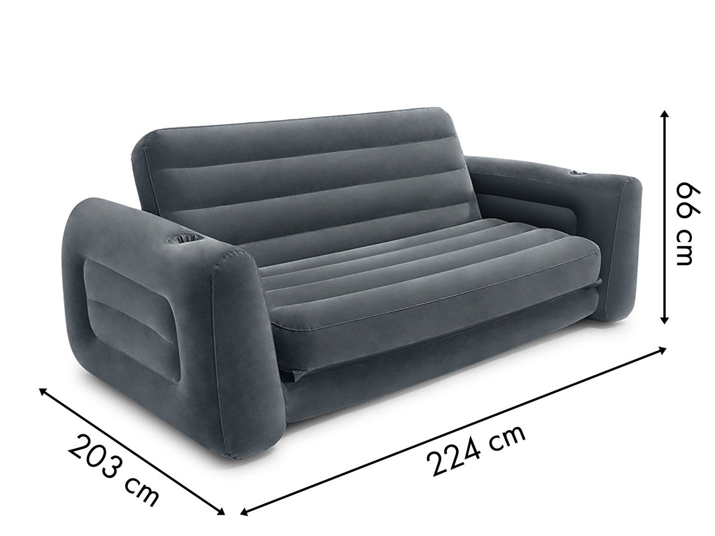 Sofa dmuchana rozkładana łóżko materac 2w1 INTEX 66552