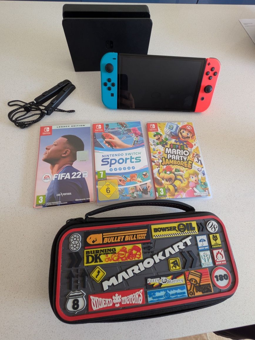 Nintendo switch OLED como nova